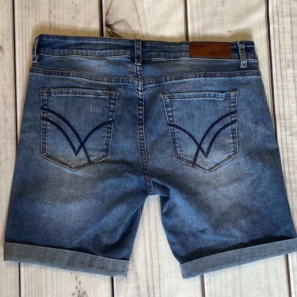 WILLIAM RAST Women's Cuffed Jean Distressed Shorts - 29 - Picture 4 of 8